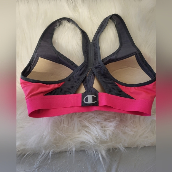 Champion Pink and Black Women's Sports Bra, Size Small - Picture 4 of 4